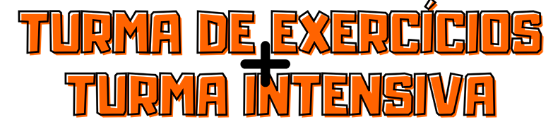 Turma de Exercícios + Turma Intensiva